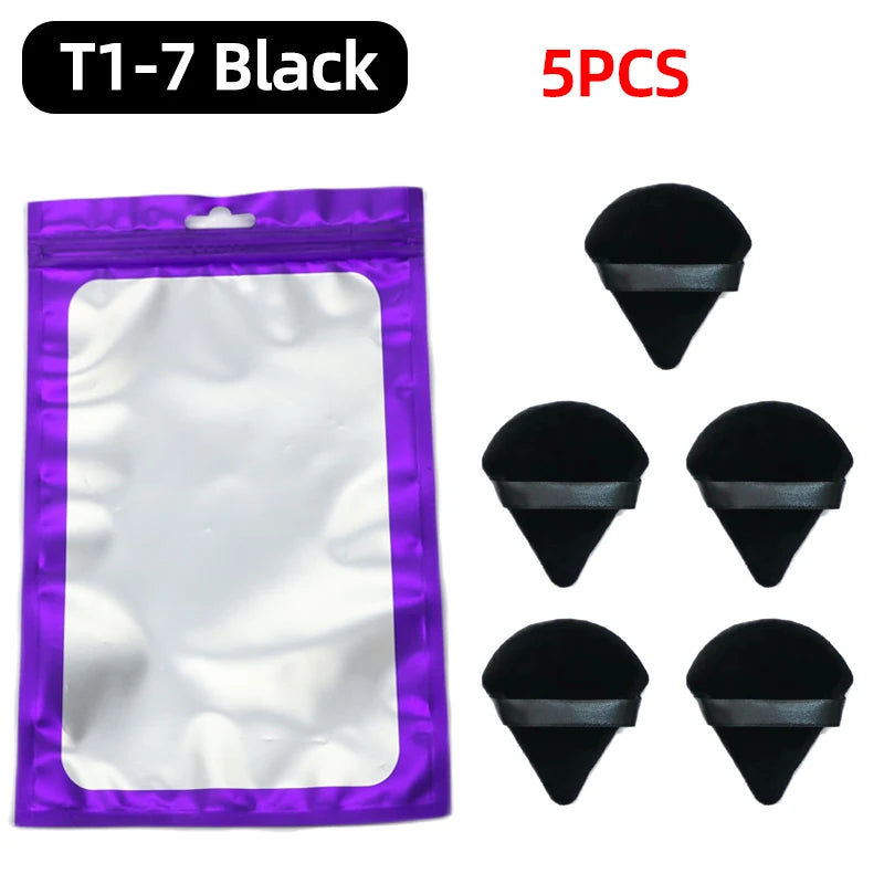 OGEYERO Velvet Triangle Powder Puff Make Up Sponges for Face Eyes Contouring Shadow Seal Cosmetic Foundation Makeup Tool