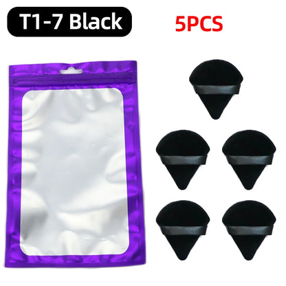 OGEYERO Velvet Triangle Powder Puff Make Up Sponges for Face Eyes Contouring Shadow Seal Cosmetic Foundation Makeup Tool