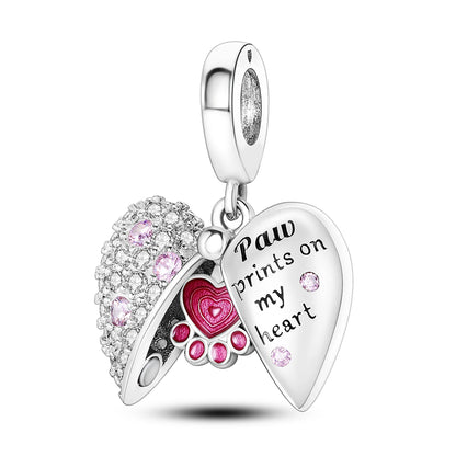 925 Silver Rainbow Flower Dragonfly Charms Dangle Charm Animal Bead Fit Original Bracelet Jewelry DIY