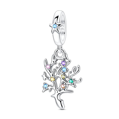 New 925 Sterling Silver Cosmic Star Moon Charms Pendants For Women Fit Original Bracelet DIY Jewelry Gifts