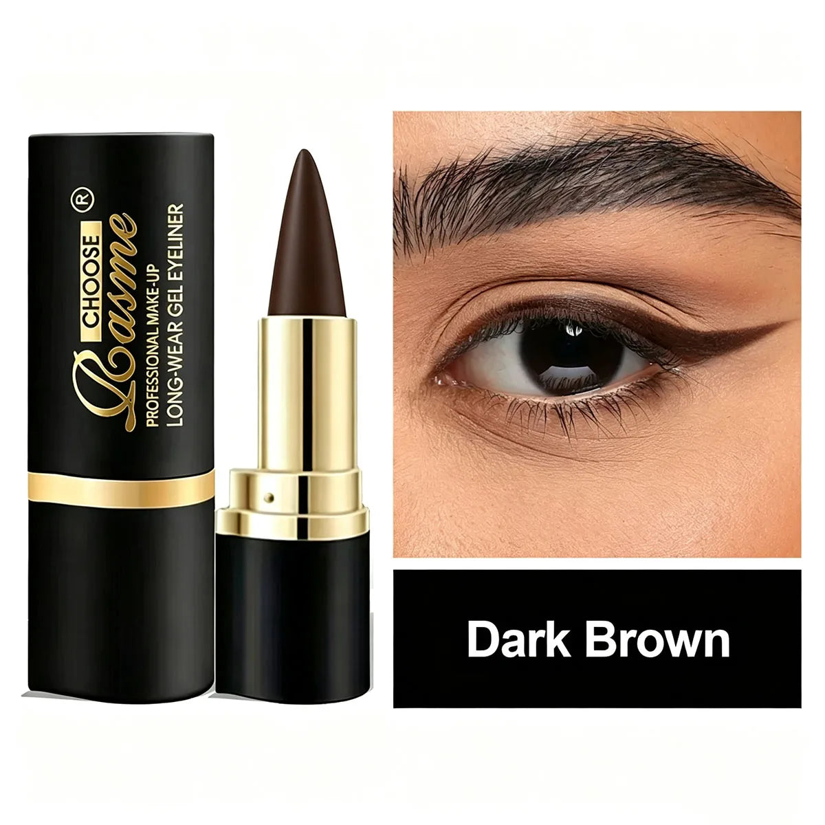 Creamy Texture Eyeliner, 1 Count /2 Counts Easy Coloring Sweat Proof High Pier Pencil, Daily Makeup Accessories for Women and Gi