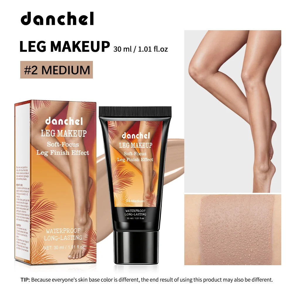 100ml Leg Makeup Long-lasting Waterproof And Anti-Transfer Concealer Even Skin Tone Wheat Tan Brown Liquid Foundation