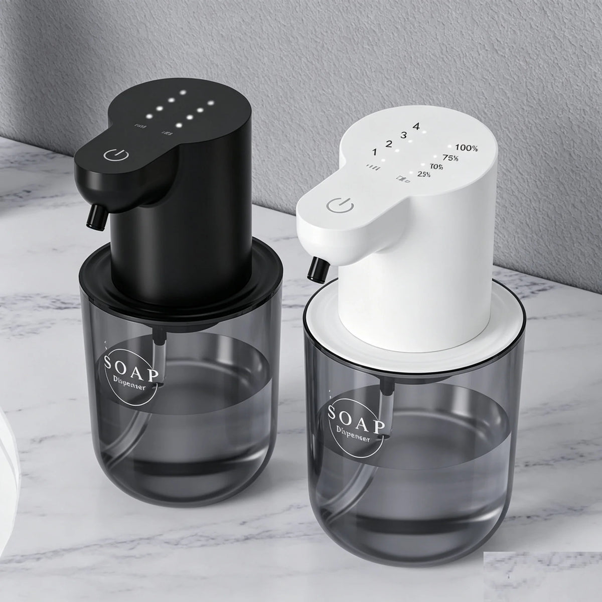New Wall Mounted Automatic Soap Dispenser Foam Smart Hand Washing Machine 500ml Liquid Rechargeable Bathroom Induction Sensor