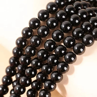 Natural Stone Golden Obsidian Bead Irisation Round Loose Spacer 4 6 8 10 12mm For Jewelry Making Diy Bracelet Necklace Accessory