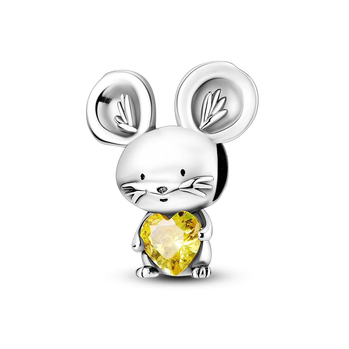 Original Charms 925 Silver Cute Animals Cat Bear Bead For Silver Bracelet Diy Fahsion Jewelry