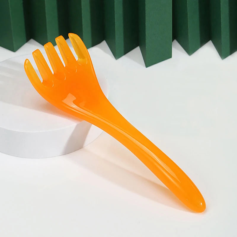 Resin Octopus Comb Head Massager Meridian Scraping Scalp Massage Brush Acupuncture SPA Gua Sha Health Massage Tool