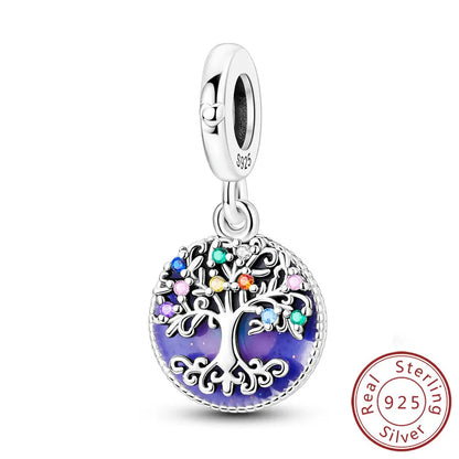 Original 925 Sterling Silver Heart Love Charms Beads Pendant Fit Original Bracelet Necklace DIY Charms Women Man Jewelry Gift