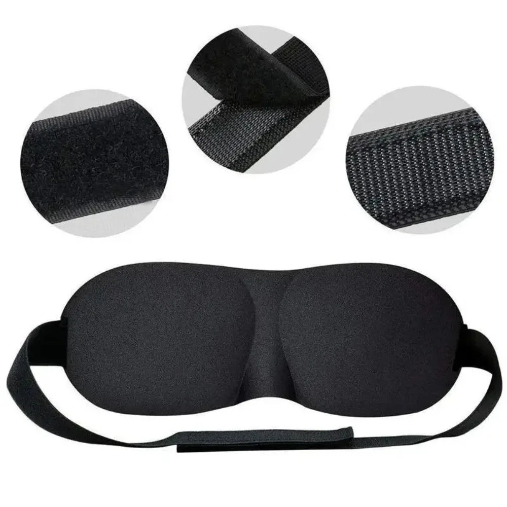 Eye Mask for Sleeping 3D Contoured Cup Blindfold Concave Molded Night Sleep Face Masks Block Out Light with Women Men Eyepatch