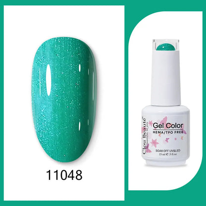 Clou Beaute TPO FREE Nail Gel Polish High Pigment Nail Art Supply Spring Summer Pastal Color Varnish UV Gel Clear Base Top Coat