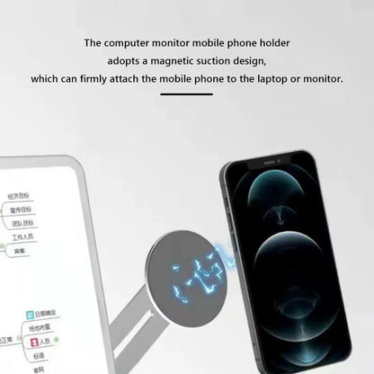 Adjustable Angle Rotation Foldable Rotatable Magnetic Car Phone Holder Strong Self-adhesive  Dashboard for Smartphone Laptop