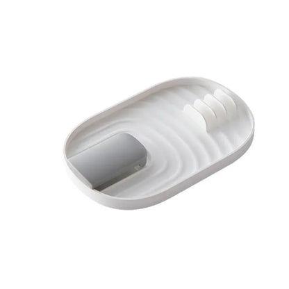 1Pcs Counter Top Shovel Spoon Shelf Patula Rack Pot Lid Rack Shelves Soup Spoon Pad Put Soup Spoon Chopsticks Holder
