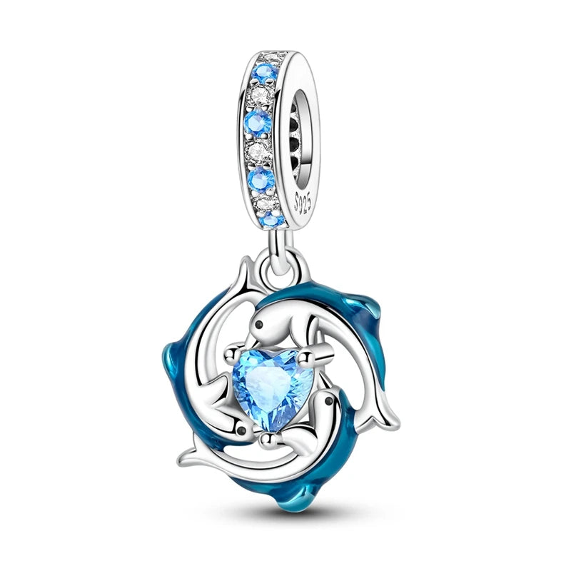 Charm Hot Sales 925 Silver Original Charms Beads Fit Pendant Charm Bracelet Dangle for Women DIY Fine Jewelry Making