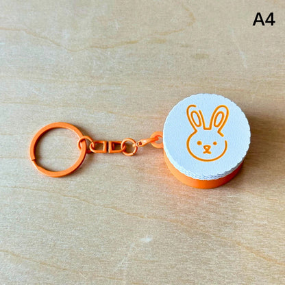 Mini Portable Plastic Pill Box with Keychain - Cross Symbol Medicine Case for Daily Use And Emergencies Sliding Capsule Holder