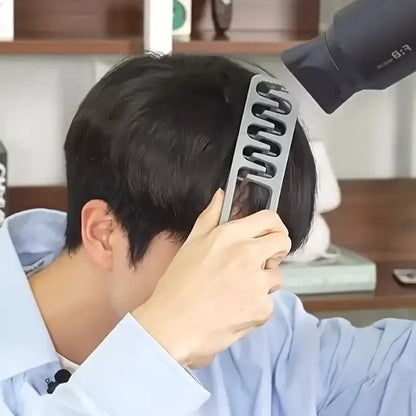 Volumizing Wide-Tooth Hair Styling Comb Textured Styling Comb Korea Style Seam Covering Bangs Hair Combs For Men