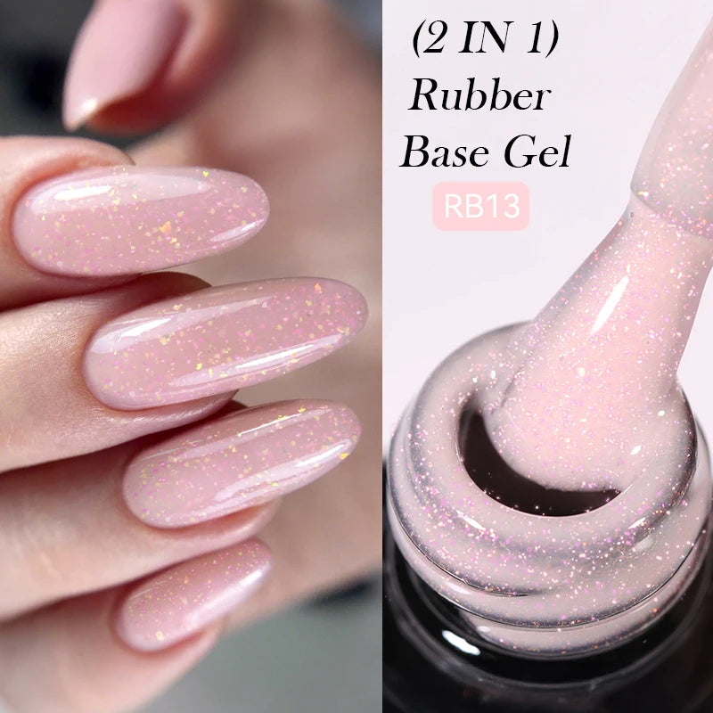 LILYCUTE 7ml Base Nowipe Top Coat Soak Off UV LED Gel Nail Polish Reinforcement Gel Semi Permanent Multifunction Gel Varnishes