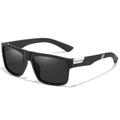 Retro Style Square Frame Polarized Cycling Sunglasses Men Night Vision Car Driving Sunglass Dirt Bike Motorcycle Glasses UV400
