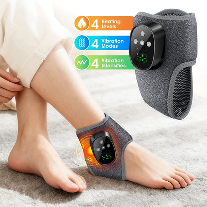 Electric Heating Wrist Guard Vibration Massage Hot Compress Wrist Brace Ankle Wrap Hand Foot Protector Rechargeable Wristband