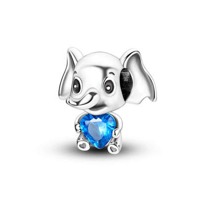 Original Charms 925 Silver Cute Animals Cat Bear Bead For Silver Bracelet Diy Fahsion Jewelry