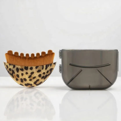 New facial massage brush, lymphatic brush, contour brush with storage box, beauty salon-specific massage brush