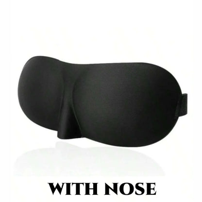 3D Contoured Sleep Mask 100% Light Blocking Eye Mask Ultra-Soft Skin-Friendly Material Breathable Eye Cover For Rest Travel Yoga