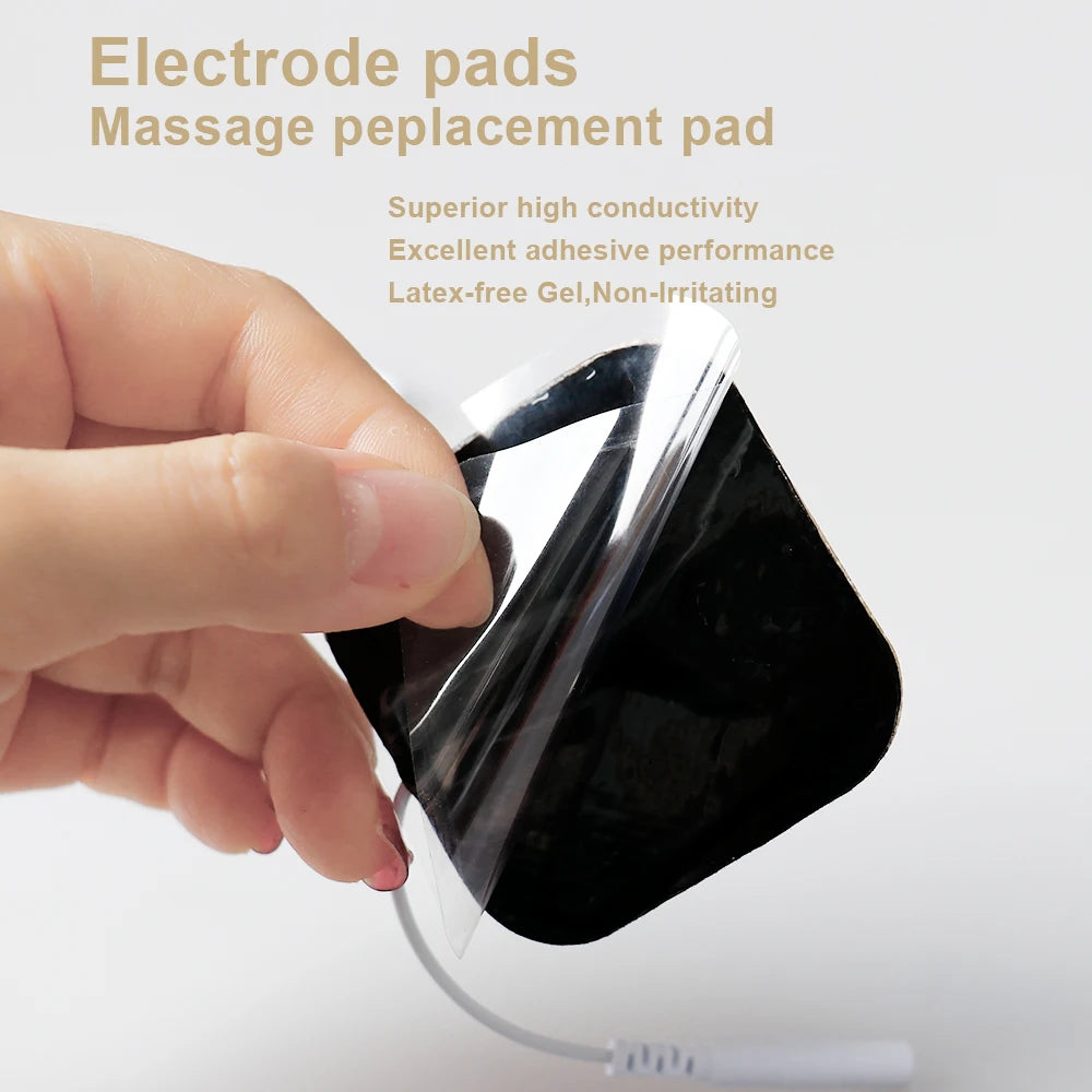 5x5cm EMS Muscle Stimulator Electrode Pads TENS Unit Gel Patches Electric Low Frequency Massage Machine Replacement Pad