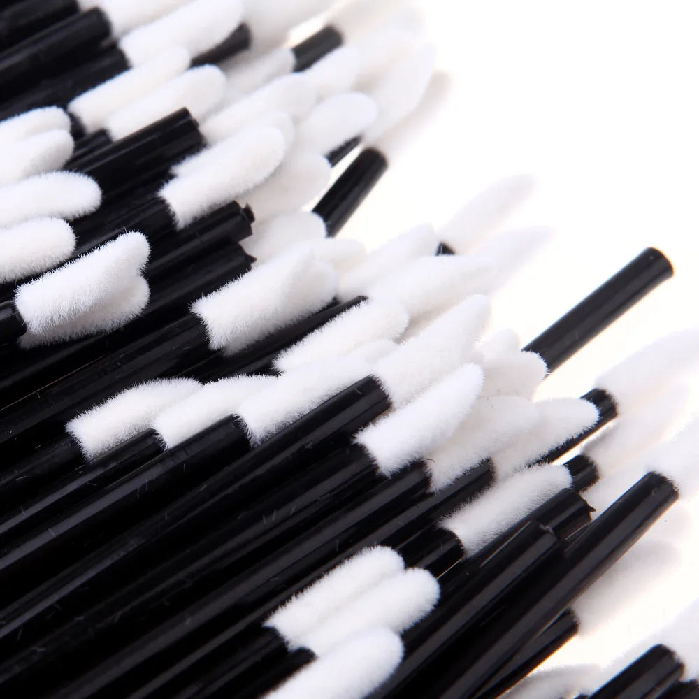 Makeup Brushes 5/50/100 Pcs Black Lip Brushes Applicator Eyelash Brushes Gloss Lipstick Wands Cosmetic Professional Make Up Tool