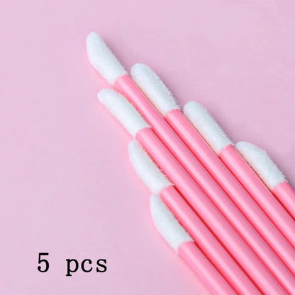 Makeup Brushes 5/50/100 Pcs Black Lip Brushes Applicator Eyelash Brushes Gloss Lipstick Wands Cosmetic Professional Make Up Tool