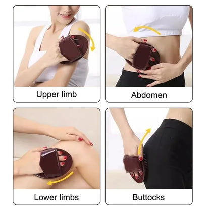 Universal Silicone Meridian Slimming Brush Leg Massage Tool Five Elements Dredging Body Beauty Health Care Scraping Equipment