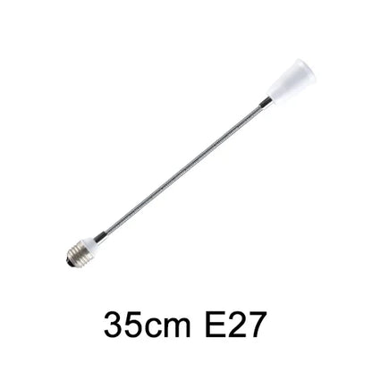 Flexible E27 to E27  LED Bulb Extension Lamp Holder 20CM 30CM 40CM 50CM 60CM Light Socket LED Lamp Base Converter Bulb Holder