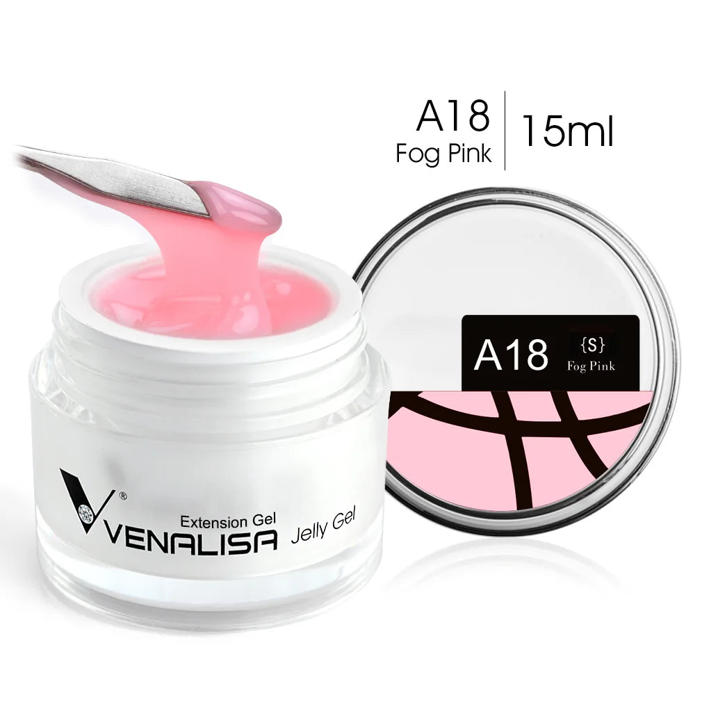 VENALISA Clear Color Extension Gel Pearl Glittle Gel Canni Supply Camouflage Fasting Jelly Nail Gel Self Leveling Acrylic Gel