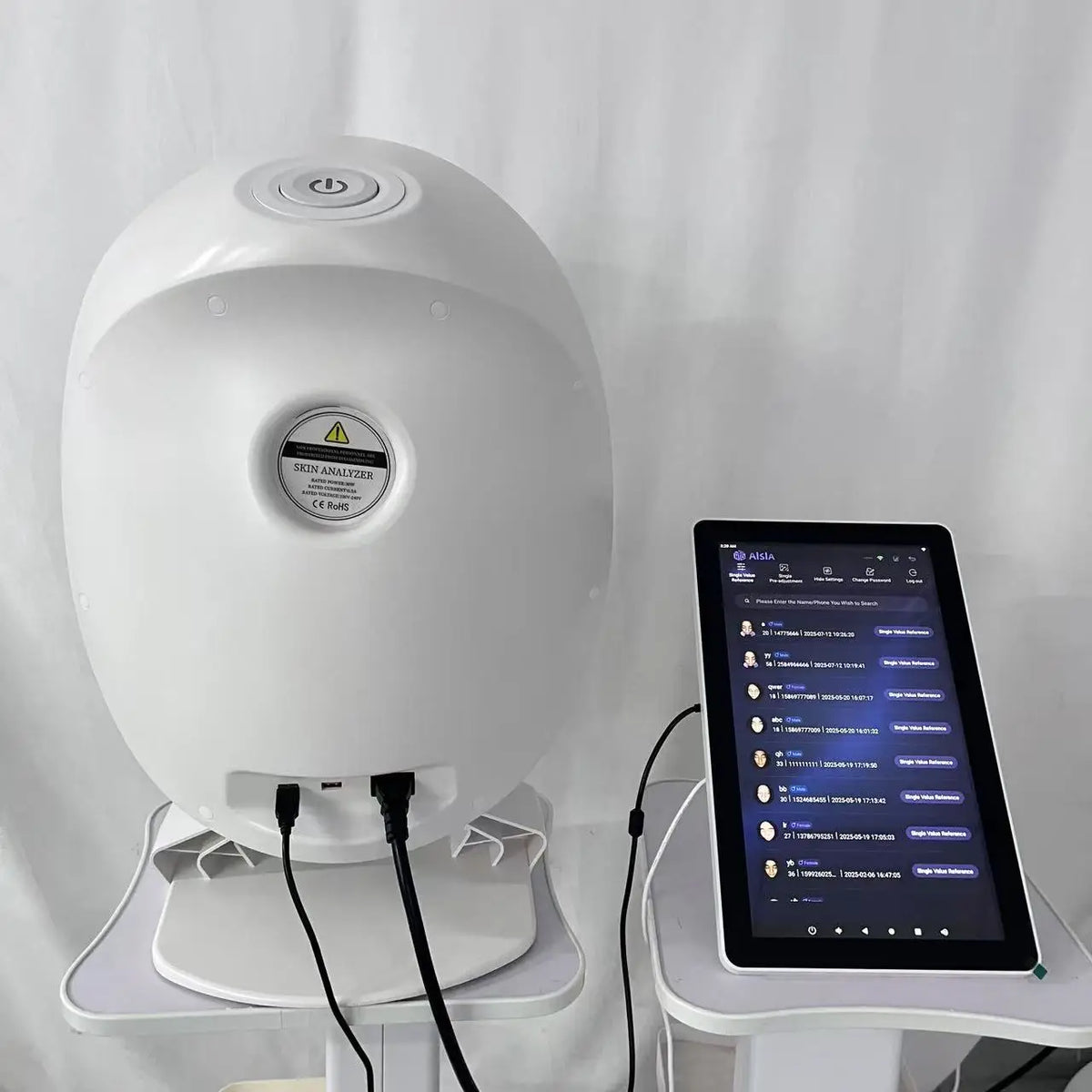 Professional 3D Facial  Camera Scanner UV Skin and Hair Analysis Measuring Machine Digital Facial Scanner Skin Analyzer