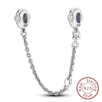 Hot Sale Charm Bead Pendant 925 Sterling Silver Firefly Love Heart Cats Dogs Sunflower Charm for Bracelet Women DIY Jewelry Gift