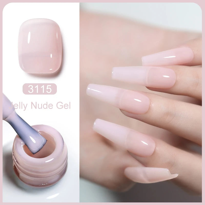 Clou Beaute TPO FREE Nail Gel Polish High Pigment Nail Art Supply Spring Summer Pastal Color Varnish UV Gel Clear Base Top Coat
