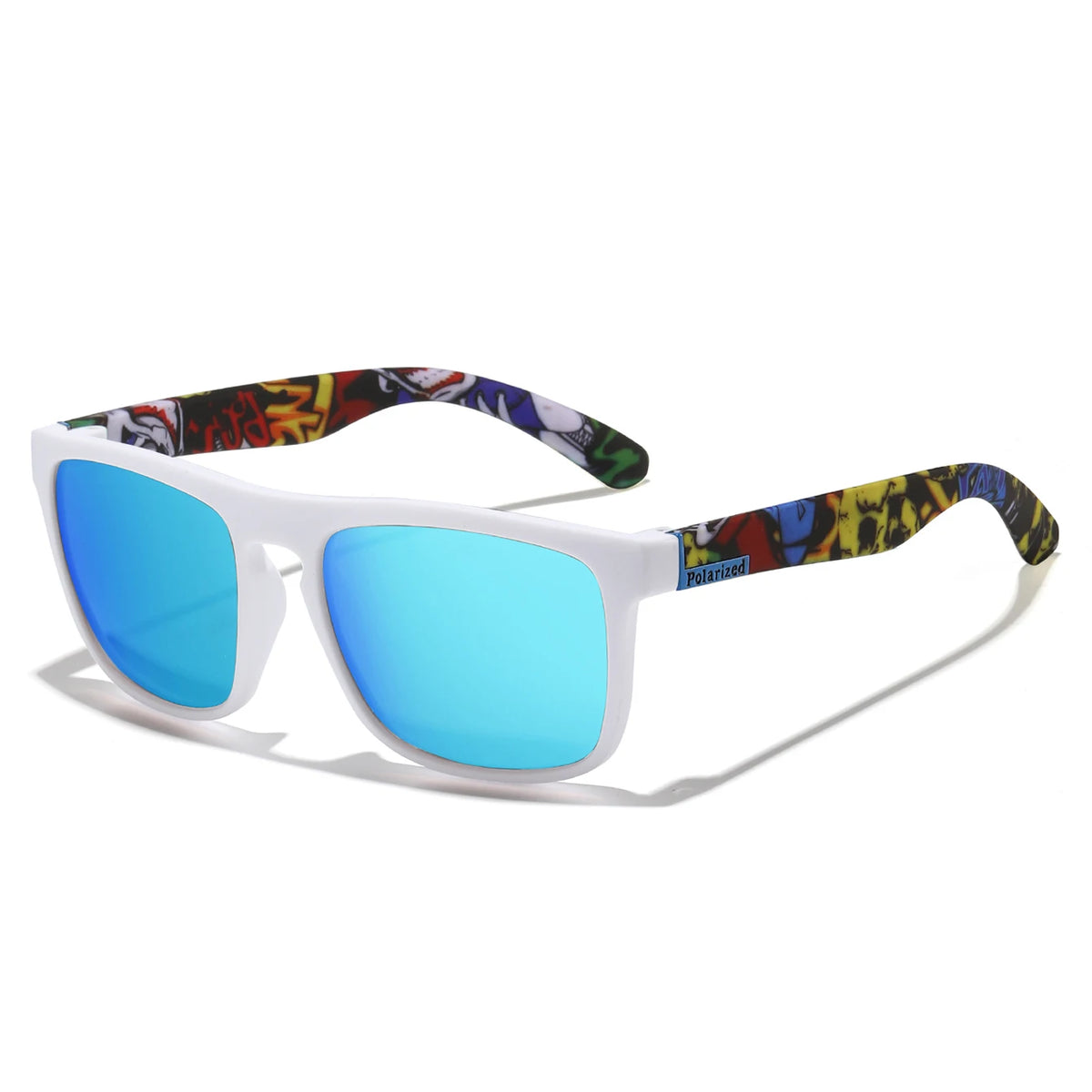 Retro Style Square Frame Polarized Cycling Sunglasses Men Night Vision Car Driving Sunglass Dirt Bike Motorcycle Glasses UV400