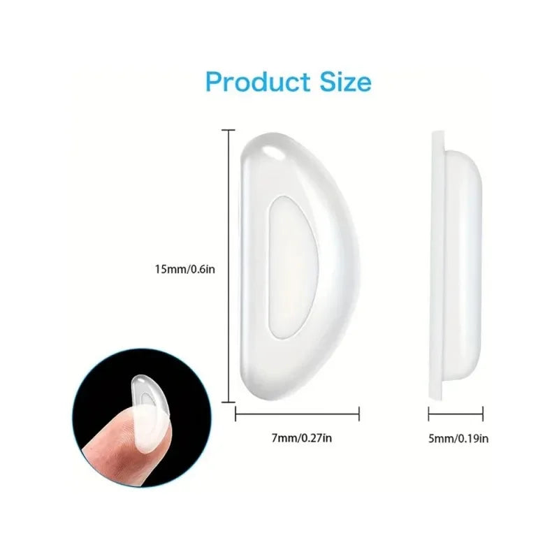 Viewring Non-slip Silicone Nose Pad For Glasses Eyeglasses And Sunglasses Soft Anti Slip Nose Pads Reading Glasses Accessories