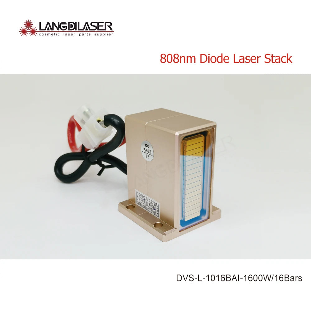 DVS-L-1016BAI Cosmetical-Diode-Laser-Stack With Output Power 1600W/16 Bars Assemble/Per Bar Power 100W /Warranty 10 Millions