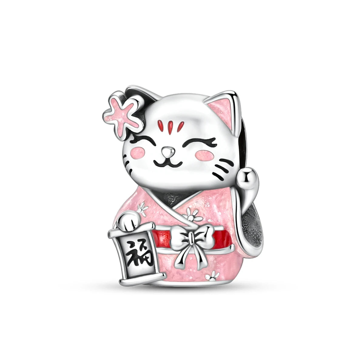 Original Charms 925 Silver Cute Animals Cat Bear Bead For Silver Bracelet Diy Fahsion Jewelry