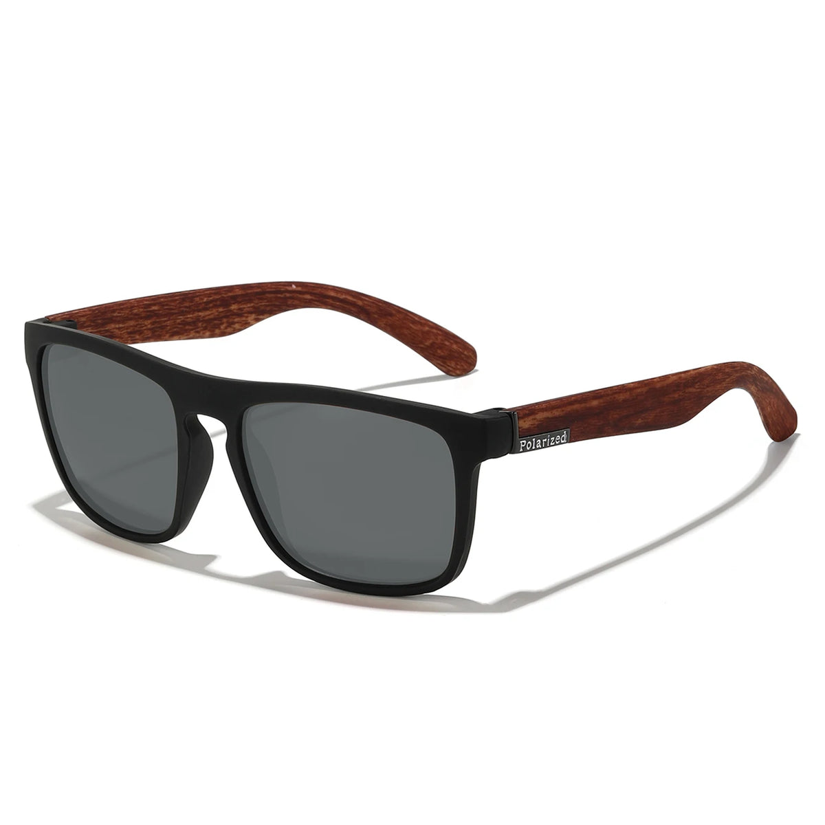 Retro Style Square Frame Polarized Cycling Sunglasses Men Night Vision Car Driving Sunglass Dirt Bike Motorcycle Glasses UV400
