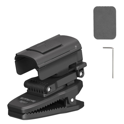 SUNNYLIFE Backpack Clip Mount for DJI Pocket 3 | Extendable Rotatable Magnetic Holder - Hands-Free Vlogging, Cycling, Hi