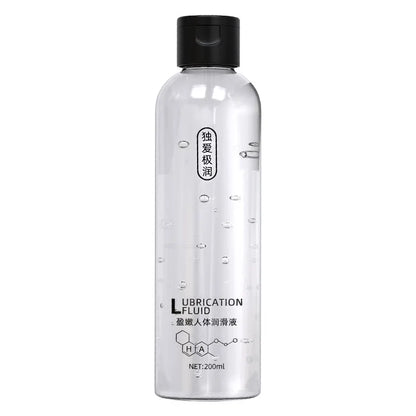200ML Water-Based Lubricant Safe Vaginal Anal, Wash-Free Long-Lasting Lube for Couples, Adult Erotic Tools Compatible Condoms
