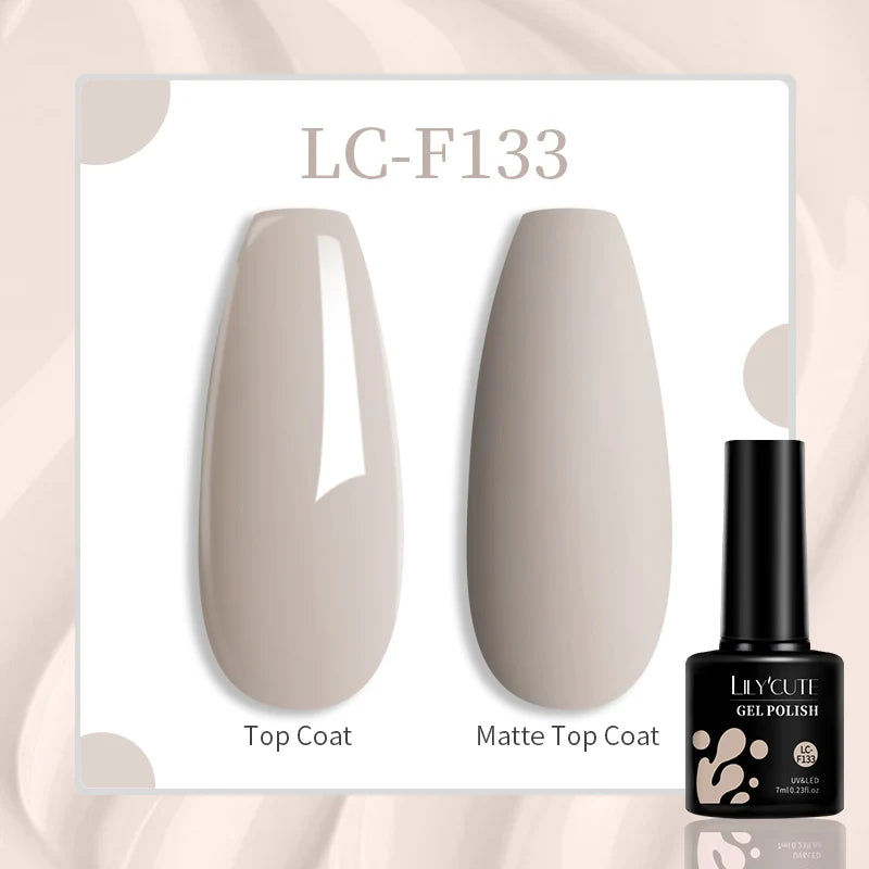 LILYCUTE 7ML Jelly Black Quick Extension Gel Nail Polish Nude Esmalte Unas Semipermanente UV Soak Off Nail Art Construction Gel