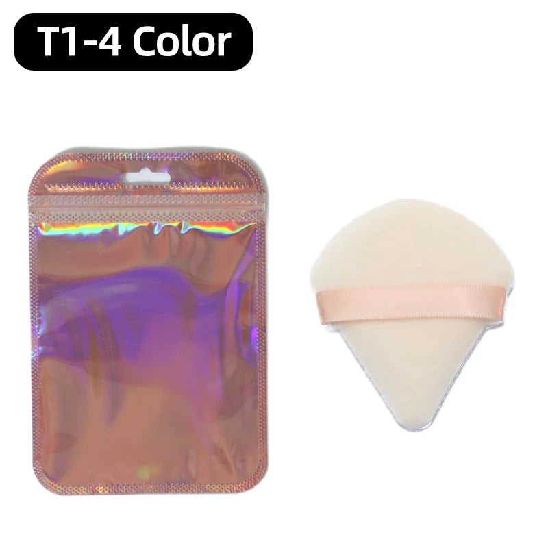 OGEYERO Velvet Triangle Powder Puff Make Up Sponges for Face Eyes Contouring Shadow Seal Cosmetic Foundation Makeup Tool
