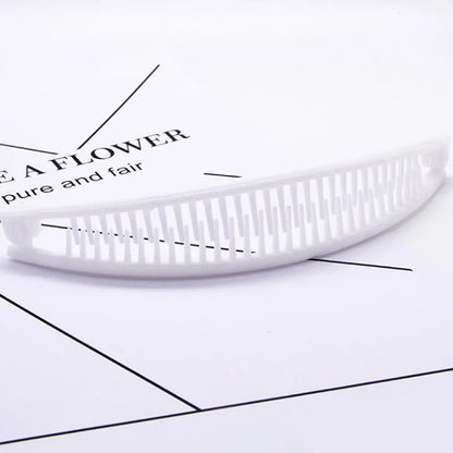 1PC Plastic Hair Clips Comb Banana Shaped Women Girls Hairpins For Party Birthday Headdress Hair Clip Comb Hair Accessories