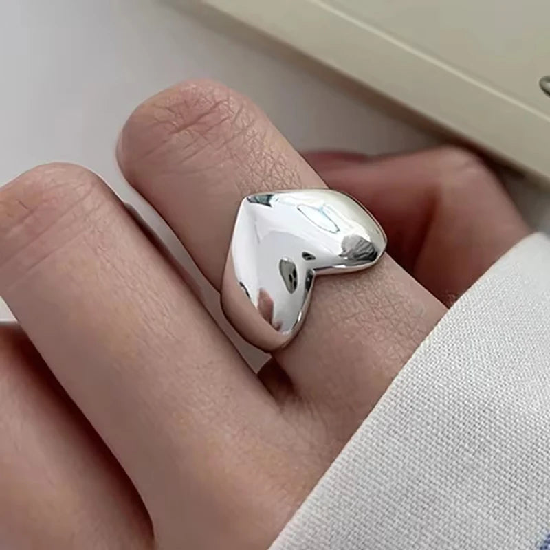 VENTFILLE 925 Sterling Silve Flower Ring for Women Gift Hollow Out Design Retro Hip Hop Versatile Jewelry Party Gift Dropship