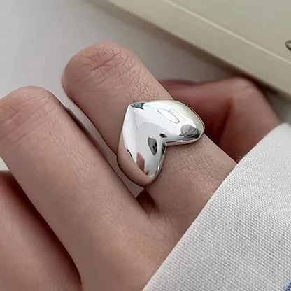VENTFILLE 925 Sterling Silve Flower Ring for Women Gift Hollow Out Design Retro Hip Hop Versatile Jewelry Party Gift Dropship