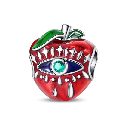 925 Silver Color Strawberry Cherry Apple Avocado Fruit Charms Beads Fit Qikaola 925 Original Bracelets Fine DIY Birthday Jewelry