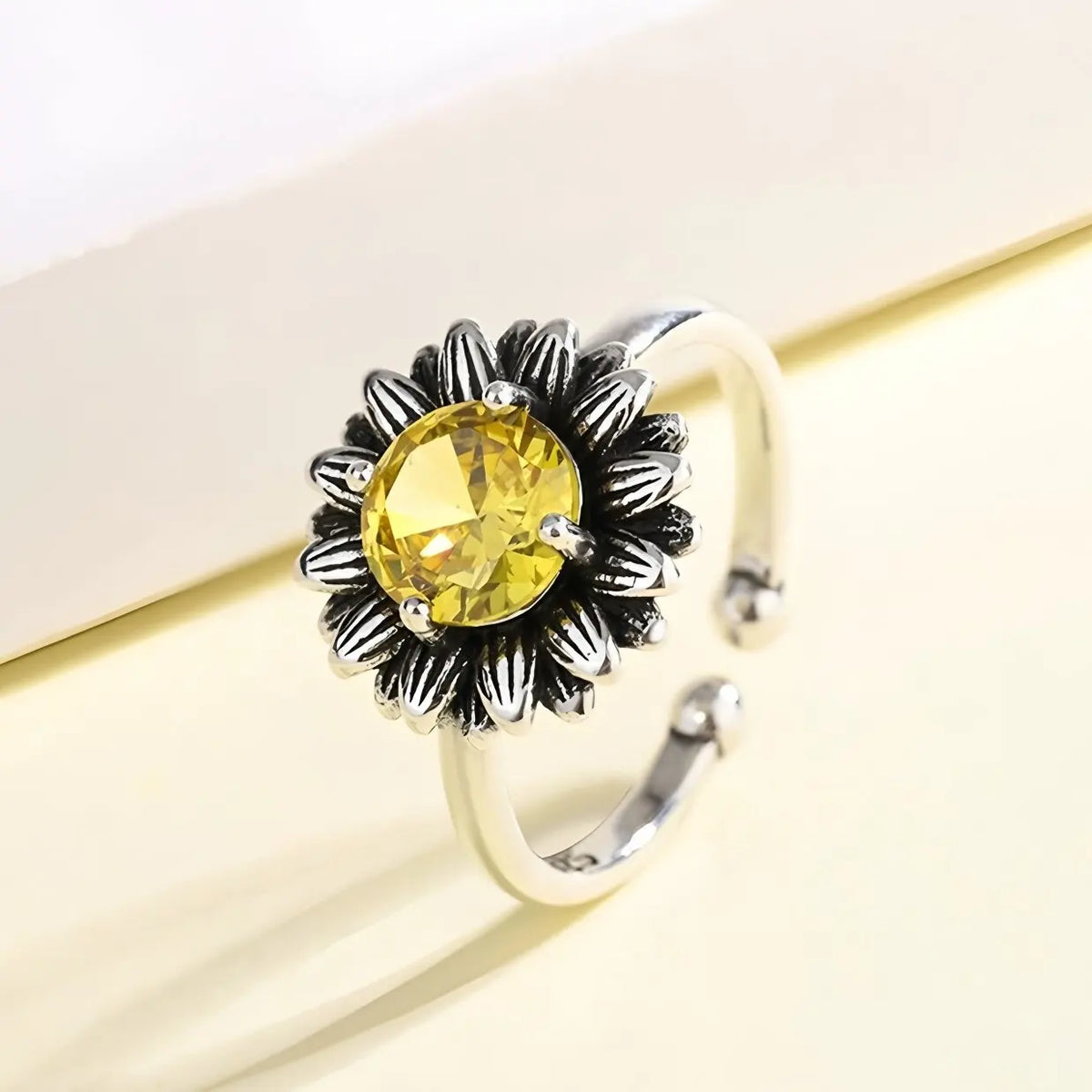 VENTFILLE 925 Sterling Silve Flower Ring for Women Gift Hollow Out Design Retro Hip Hop Versatile Jewelry Party Gift Dropship