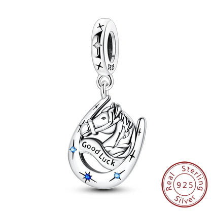 Original 925 Sterling Silver Heart Love Charms Beads Pendant Fit Original Bracelet Necklace DIY Charms Women Man Jewelry Gift
