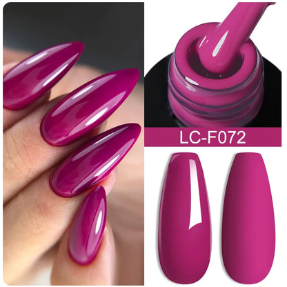 LILYCUTE 7ML Jelly Black Quick Extension Gel Nail Polish Nude Esmalte Unas Semipermanente UV Soak Off Nail Art Construction Gel