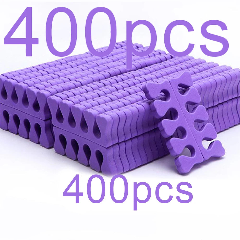50 Pairs Soft Toe Separators Fingers Foots Nail Art Tools Flexible Heart Design Nail Art Practice Manicure Pedicure Foot Braces